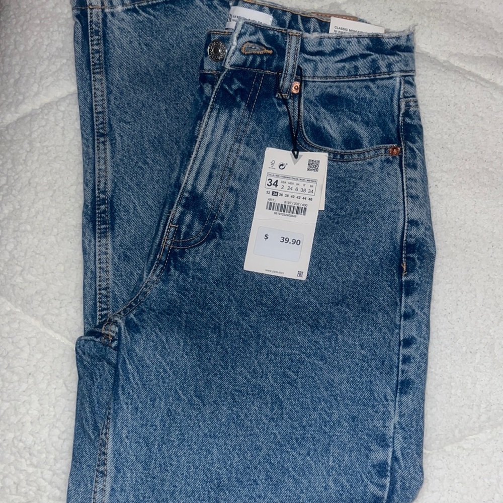 Zara mom jeans